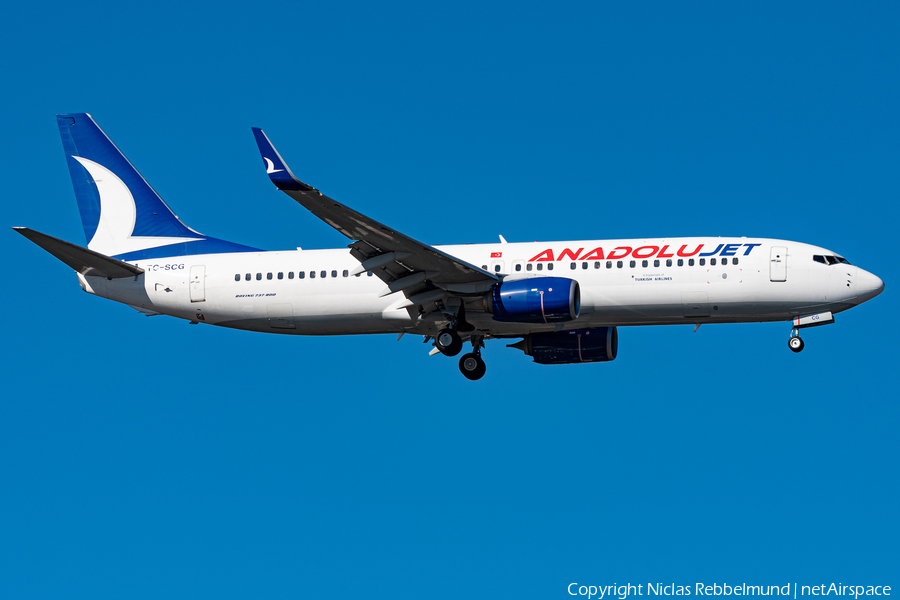 AnadoluJet Boeing 737-8AL (TC-SCG) | Photo 498167