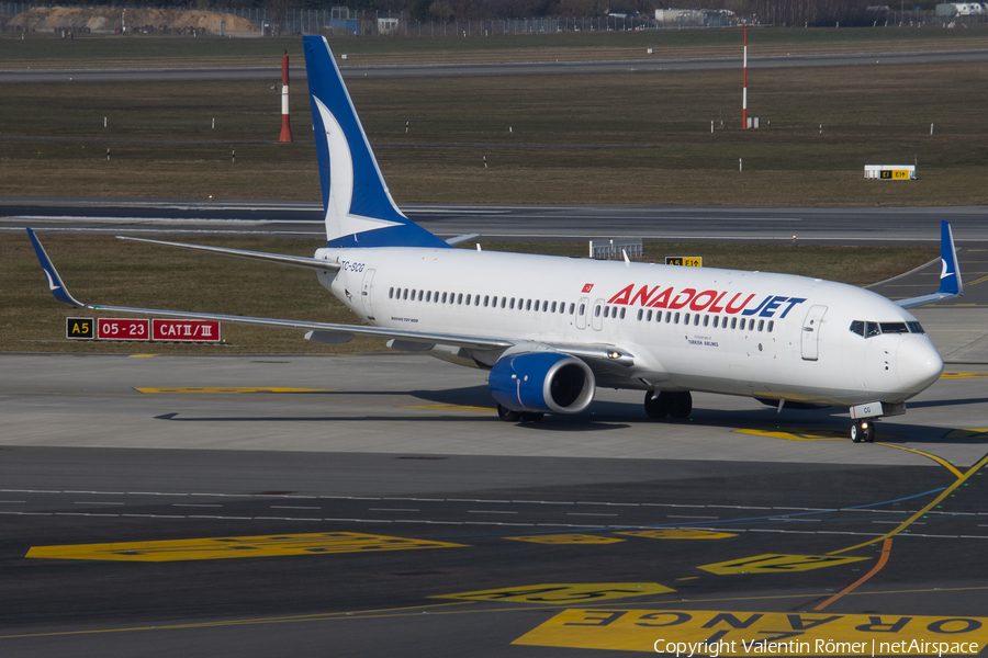 AnadoluJet Boeing 737-8AL (TC-SCG) | Photo 500932