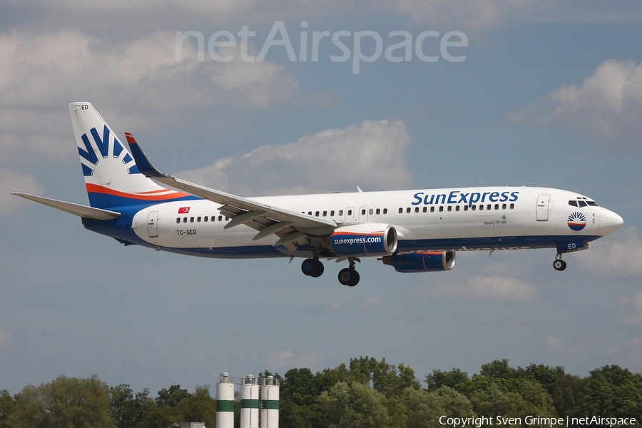 SunExpress Boeing 737-8CX (TC-SED) | Photo 168679