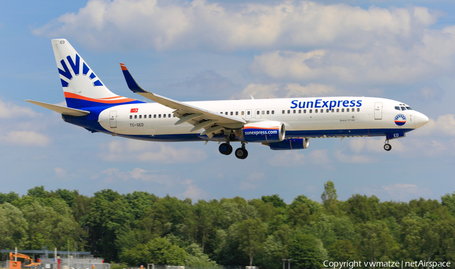 SunExpress Boeing 737-8CX (TC-SED) | Photo 177161