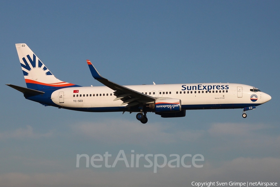SunExpress Boeing 737-8CX (TC-SED) | Photo 90219