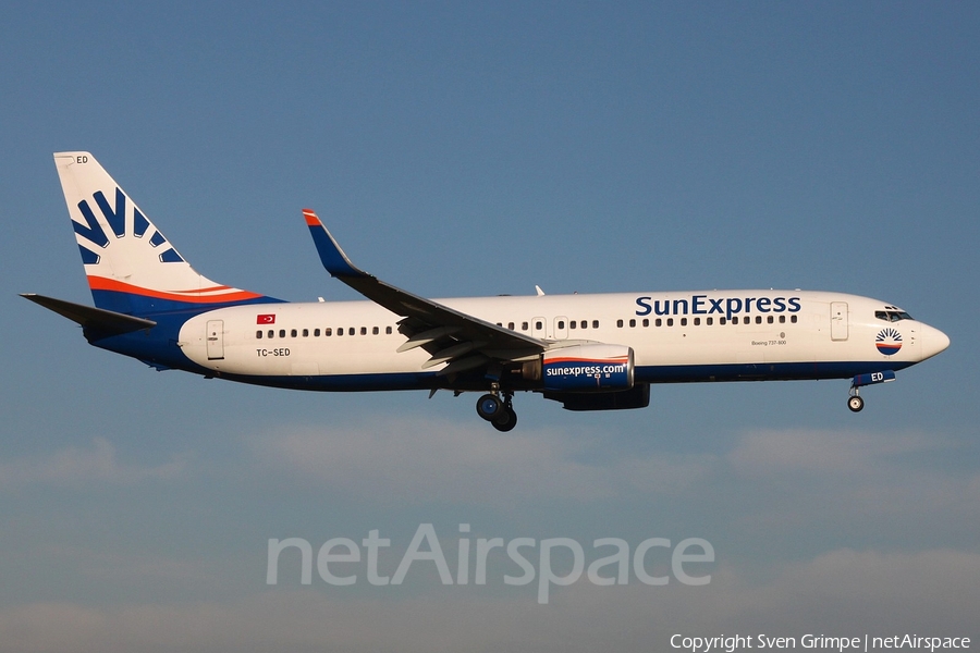 SunExpress Boeing 737-8CX (TC-SED) | Photo 90219