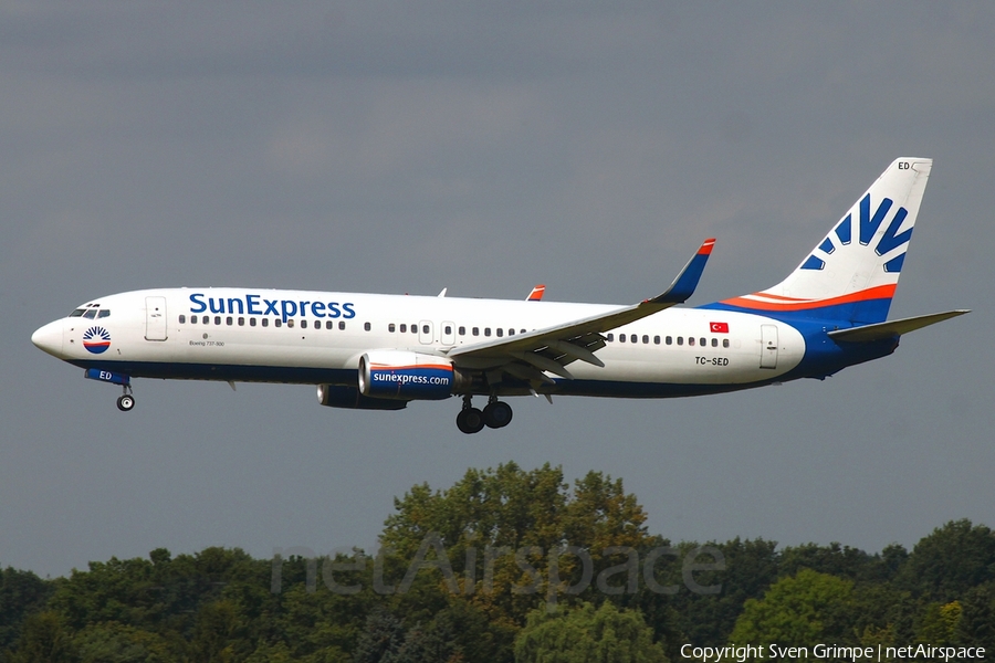 SunExpress Boeing 737-8CX (TC-SED) | Photo 679737