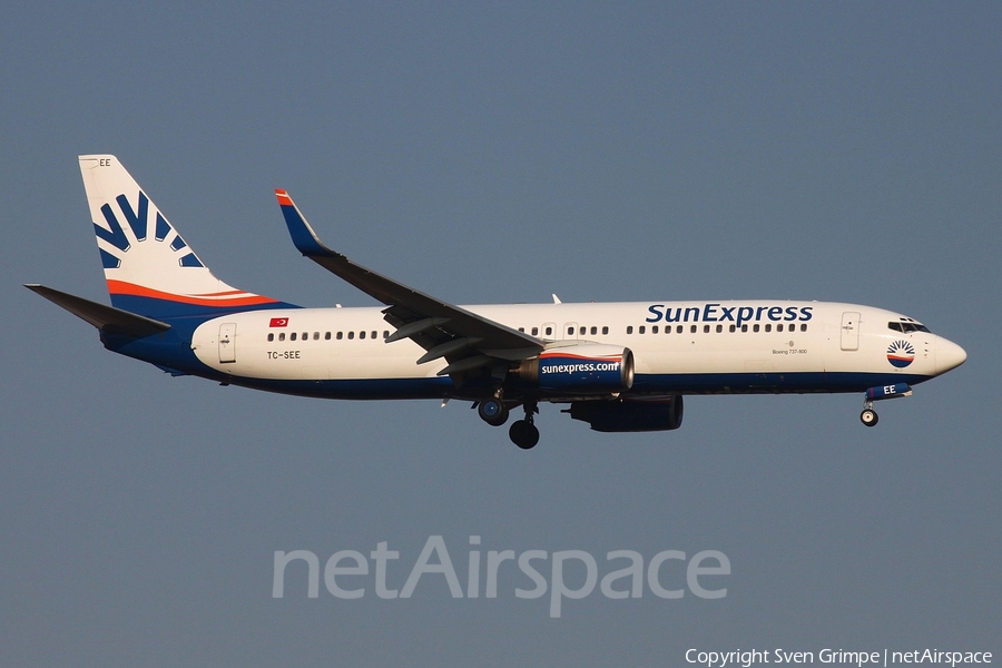 SunExpress Boeing 737-8CX (TC-SEE) | Photo 82541