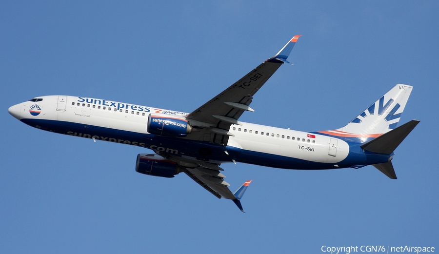 SunExpress Boeing 737-8HC (TC-SEI) | Photo 434982