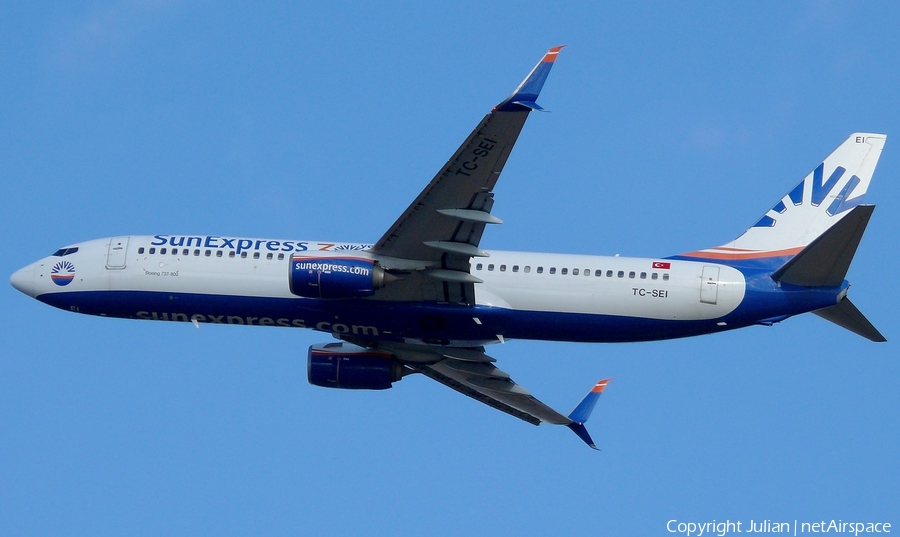 SunExpress Boeing 737-8HC (TC-SEI) | Photo 435005