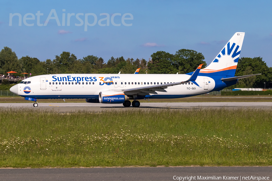 SunExpress Boeing 737-8HC (TC-SEI) | Photo 521585
