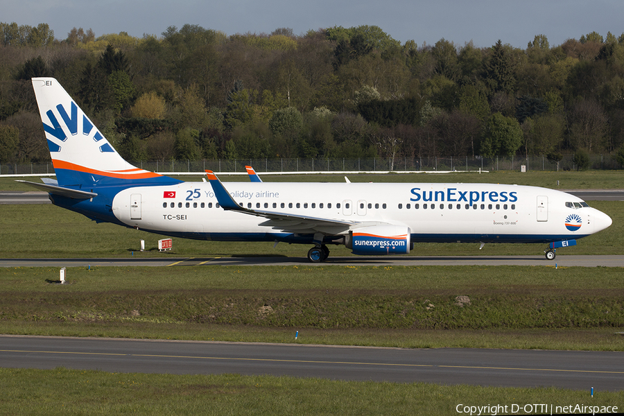 SunExpress Boeing 737-8HC (TC-SEI) | Photo 553300