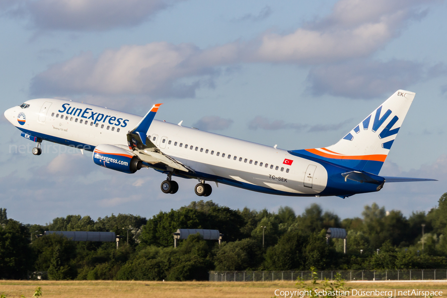SunExpress Boeing 737-8HC (TC-SEK) | Photo 175687