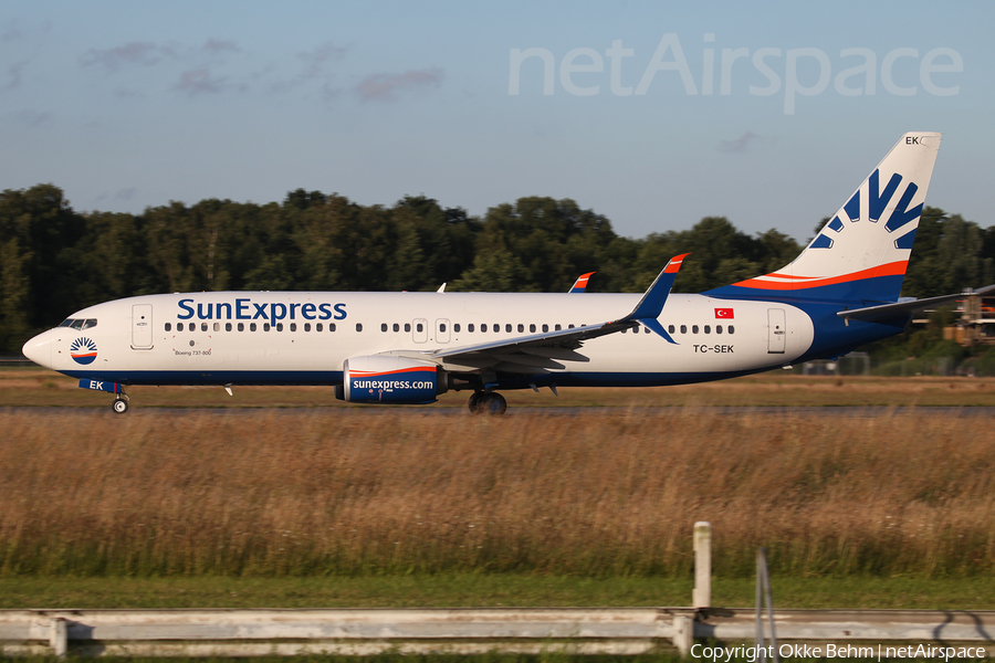 SunExpress Boeing 737-8HC (TC-SEK) | Photo 208345