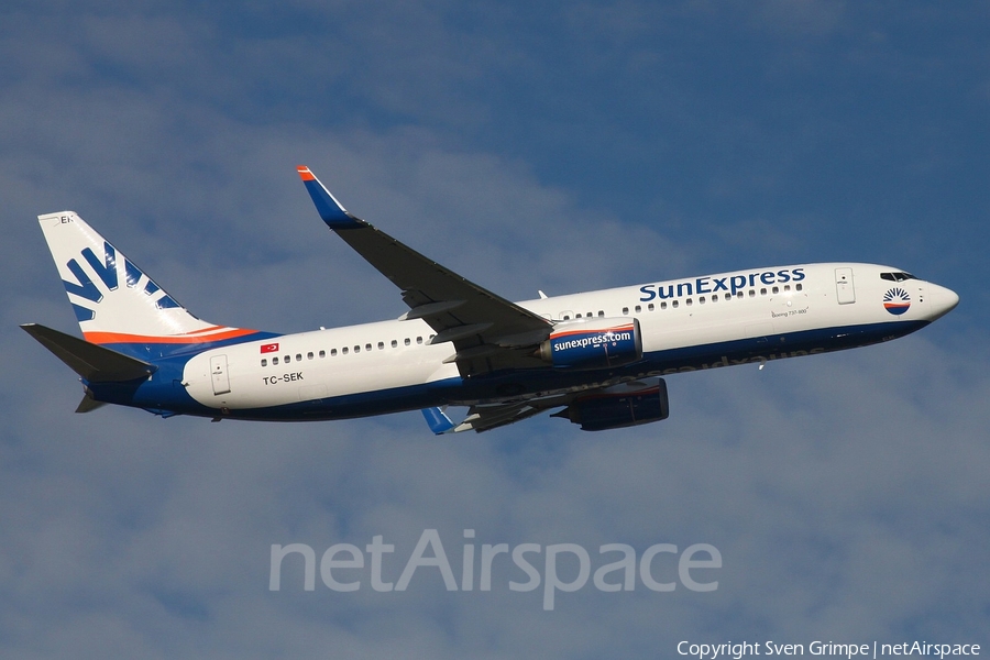 SunExpress Boeing 737-8HC (TC-SEK) | Photo 87974