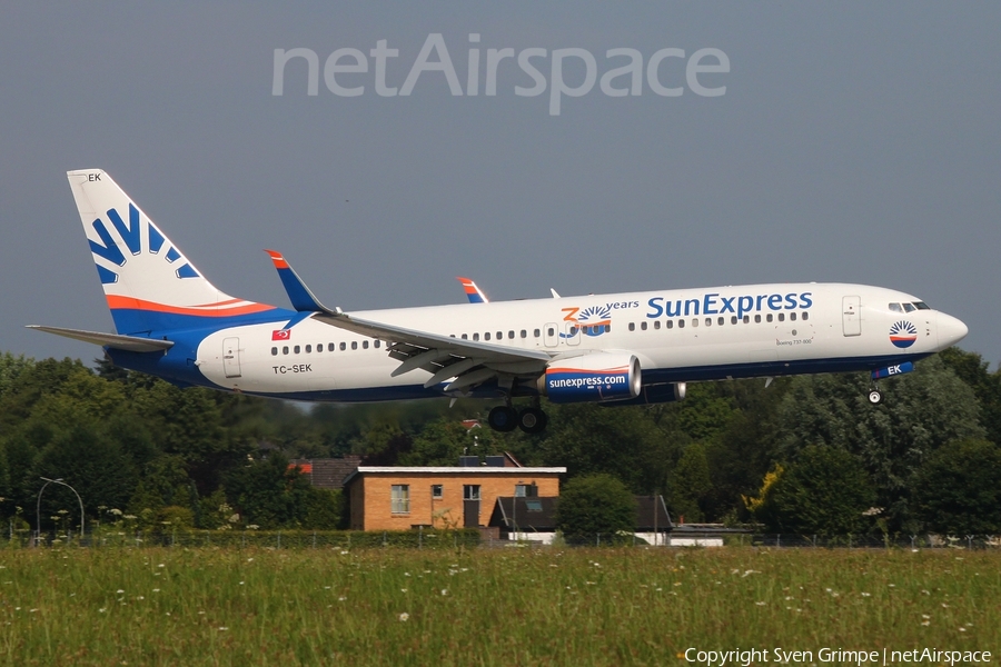 SunExpress Boeing 737-8HC (TC-SEK) | Photo 464600