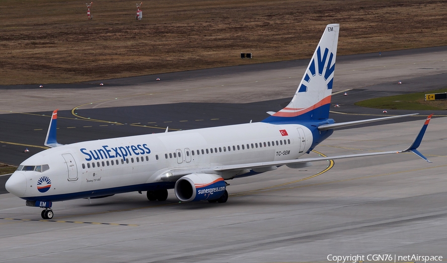 SunExpress Boeing 737-8HC (TC-SEM) | Photo 666002