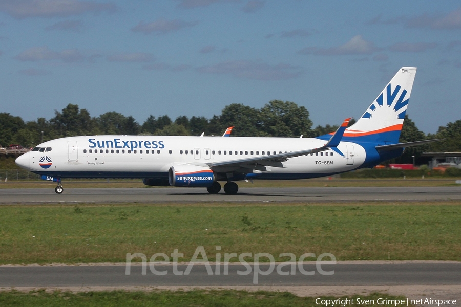 SunExpress Boeing 737-8HC (TC-SEM) | Photo 252118