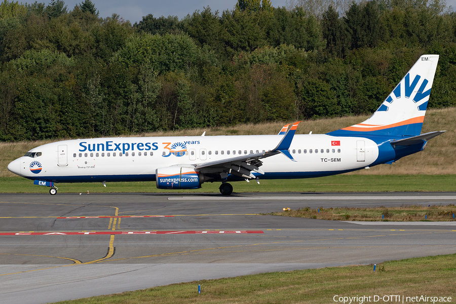 SunExpress Boeing 737-8HC (TC-SEM) | Photo 401331