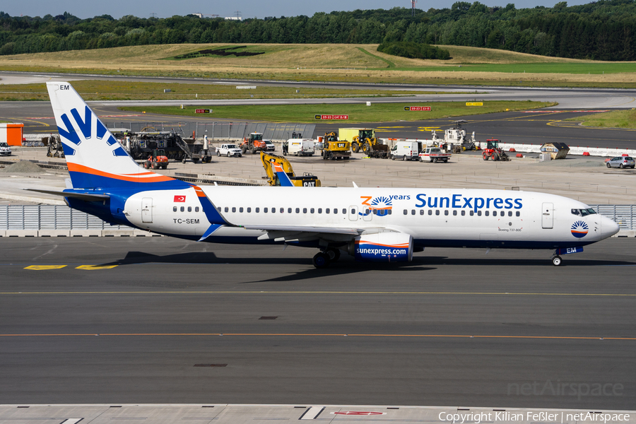 SunExpress Boeing 737-8HC (TC-SEM) | Photo 414505
