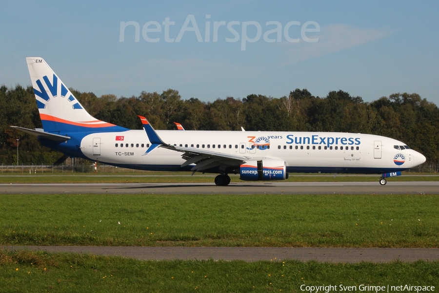 SunExpress Boeing 737-8HC (TC-SEM) | Photo 476138
