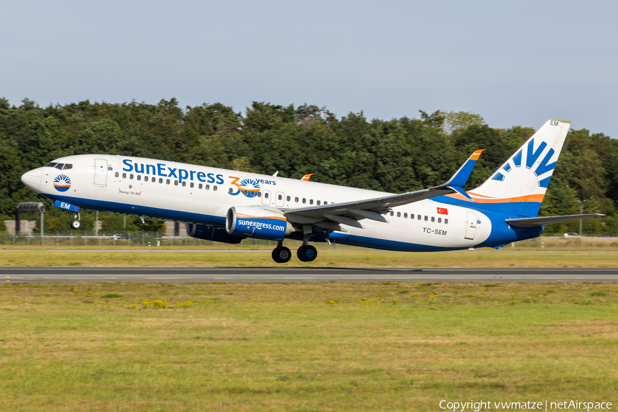 SunExpress Boeing 737-8HC (TC-SEM) | Photo 522909