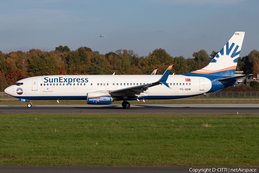 SunExpress Boeing 737-8HC (TC-SEM) | Photo 648524