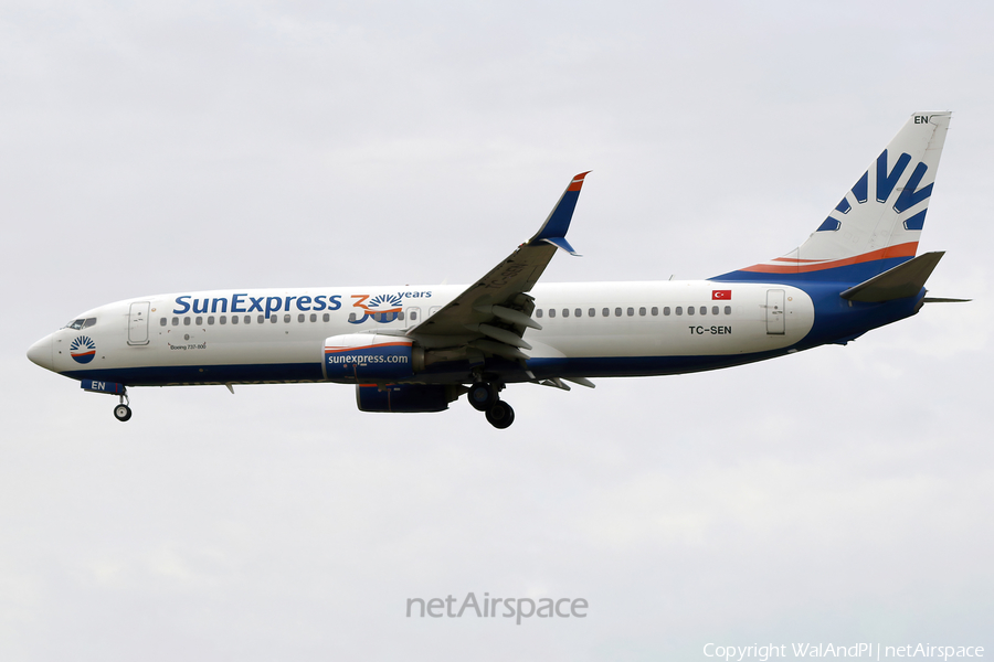 SunExpress Boeing 737-8HC (TC-SEN) | Photo 520831