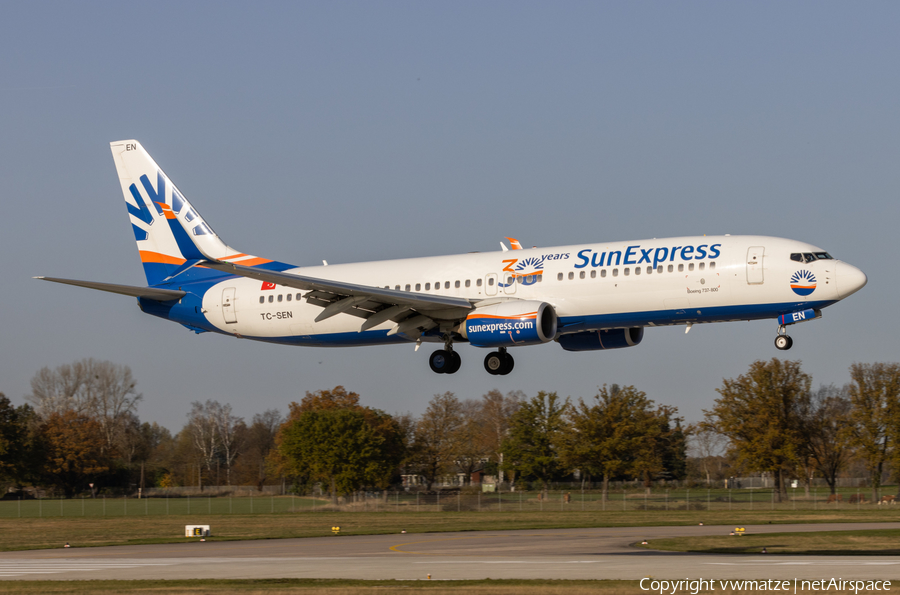 SunExpress Boeing 737-8HC (TC-SEN) | Photo 409919
