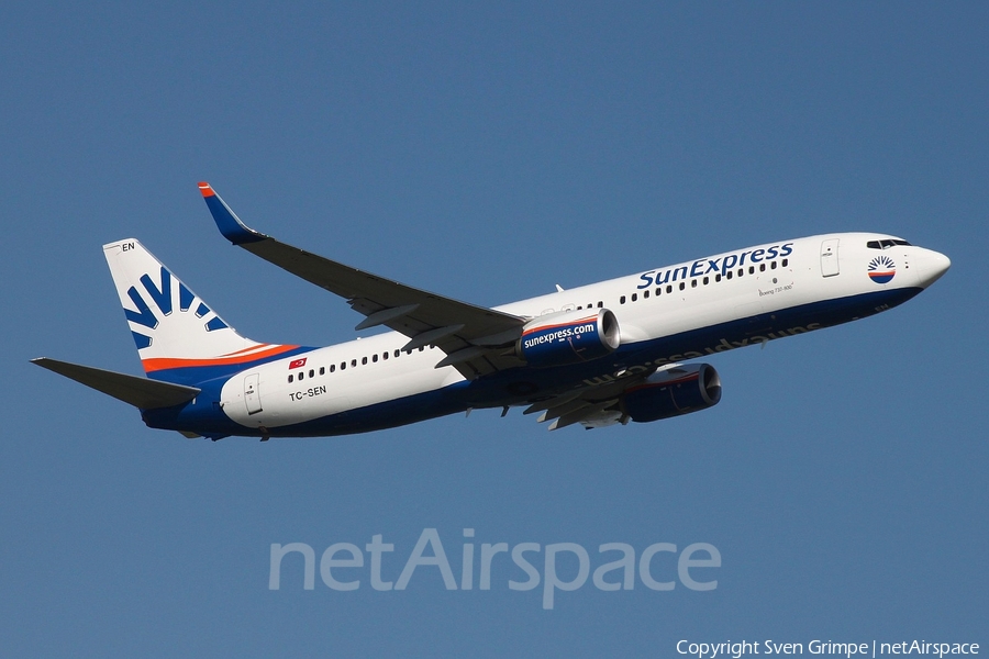 SunExpress Boeing 737-8HC (TC-SEN) | Photo 107833