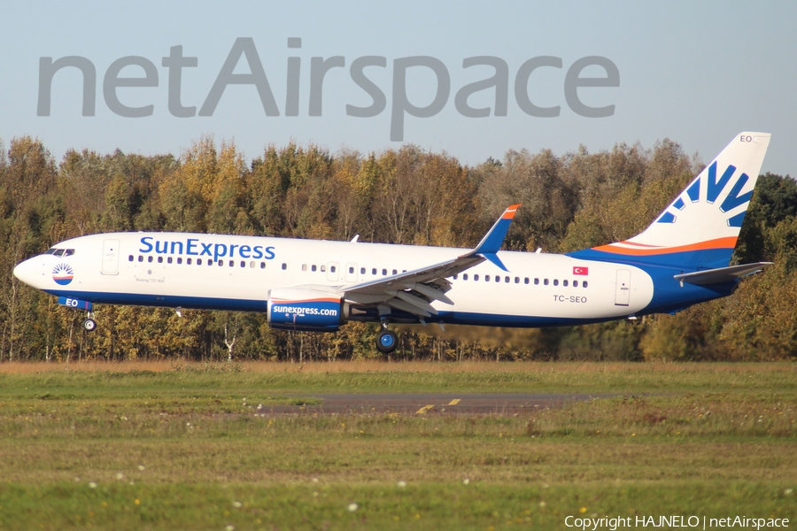 SunExpress Boeing 737-8HC (TC-SEO) | Photo 250026