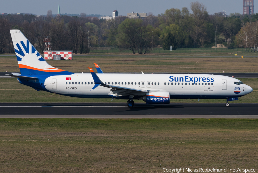 SunExpress Boeing 737-8HC (TC-SEO) | Photo 310392