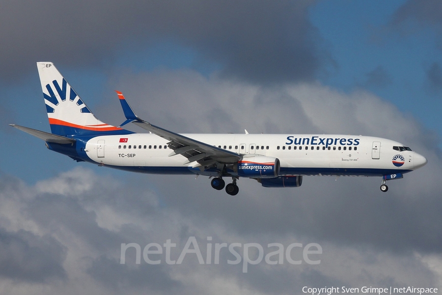 SunExpress Boeing 737-8HC (TC-SEP) | Photo 223343