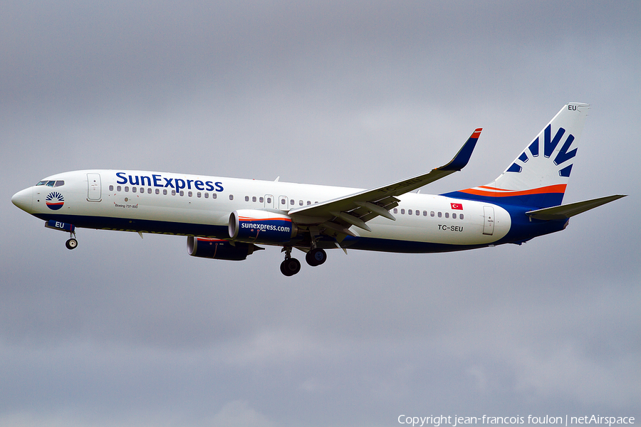 SunExpress Boeing 737-8HC (TC-SEU) | Photo 117364