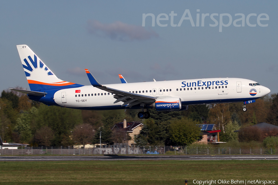 SunExpress Boeing 737-8HC (TC-SEY) | Photo 157947