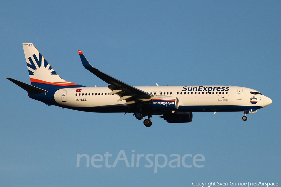 SunExpress Boeing 737-8HC (TC-SEZ) | Photo 121160