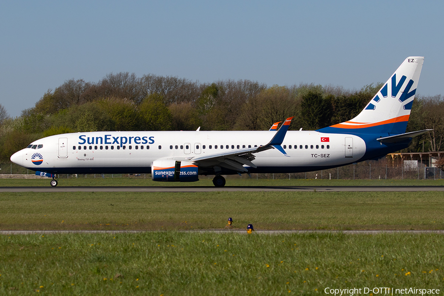 SunExpress Boeing 737-8HC (TC-SEZ) | Photo 314632