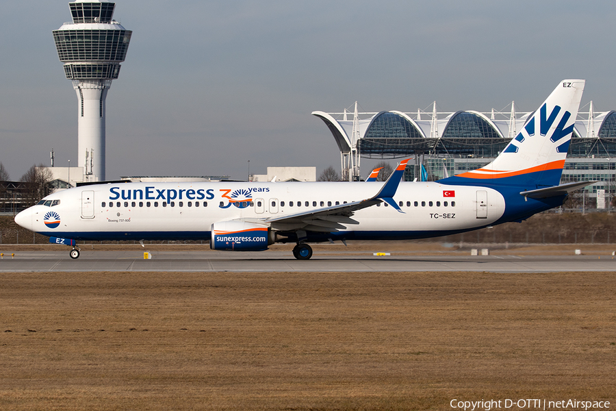 SunExpress Boeing 737-8HC (TC-SEZ) | Photo 373887