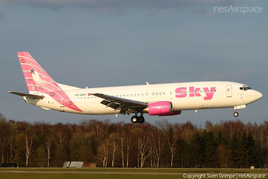 Sky Airlines Boeing 737-4Q8 (TC-SKF) | Photo 11217