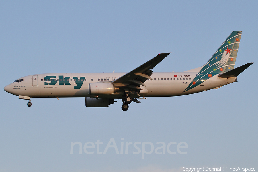 Sky Airlines Boeing 737-8BK (TC-SKH) | Photo 414119