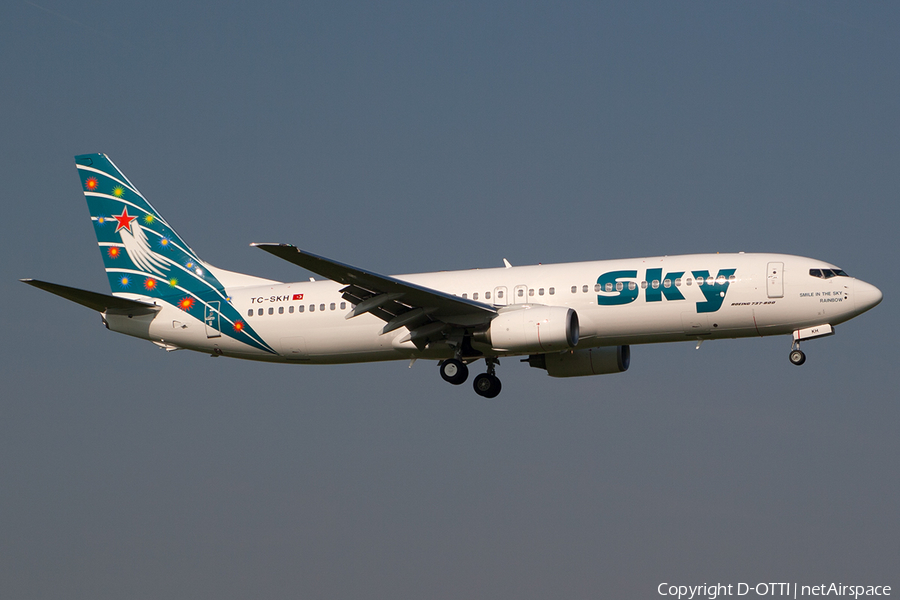Sky Airlines Boeing 737-8BK (TC-SKH) | Photo 199010