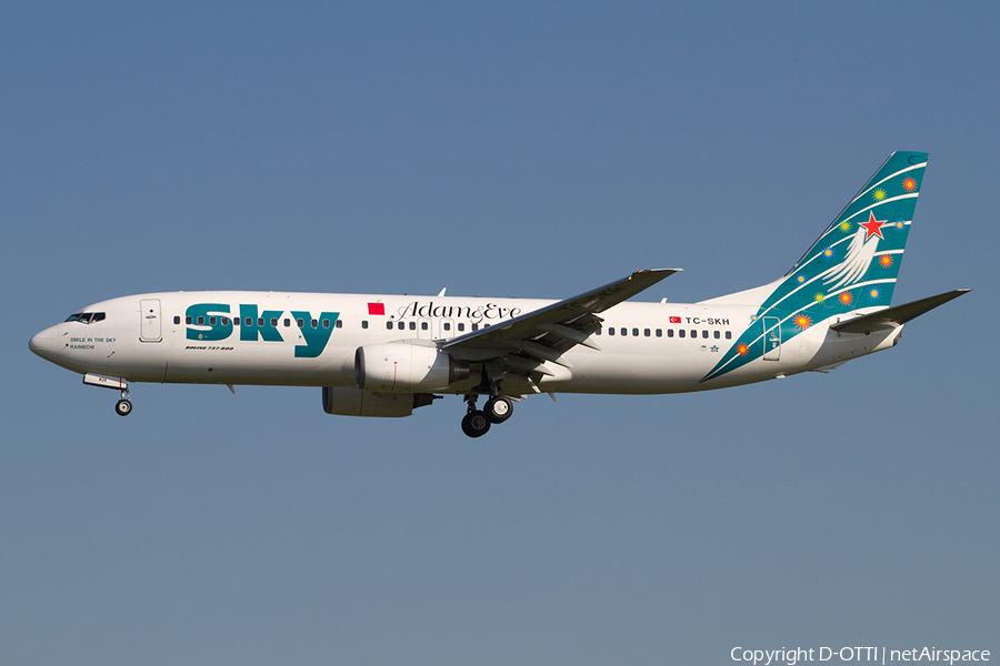 Sky Airlines Boeing 737-8BK (TC-SKH) | Photo 359680