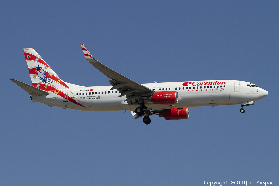 Corendon Airlines Boeing 737-83N (TC-SKR) | Photo 391600