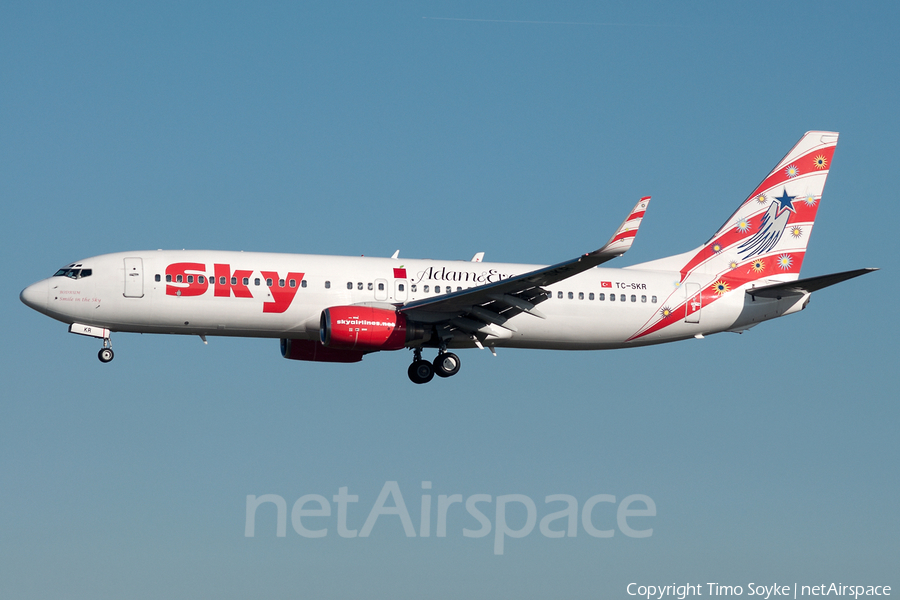 Sky Airlines Boeing 737-83N (TC-SKR) | Photo 53704