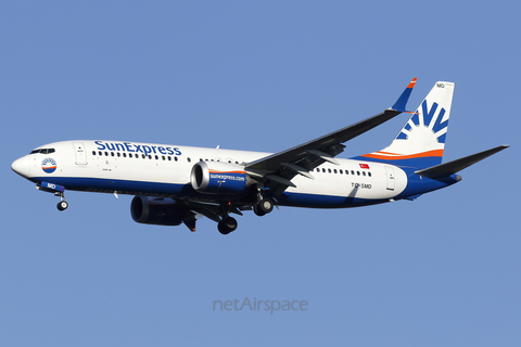 SunExpress Boeing 737-8 MAX (TC-SMD) at  Warsaw - Frederic Chopin International, Poland