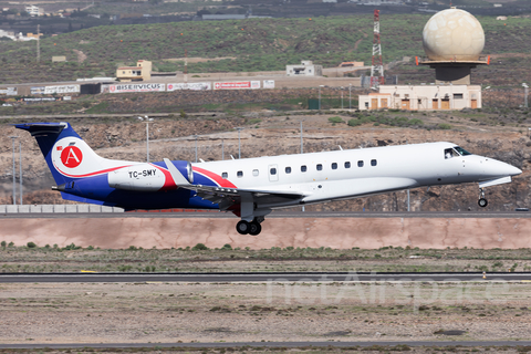 TAV Air Embraer EMB-135BJ Legacy 600 (TC-SMY) at  Tenerife Sur - Reina Sofia, Spain