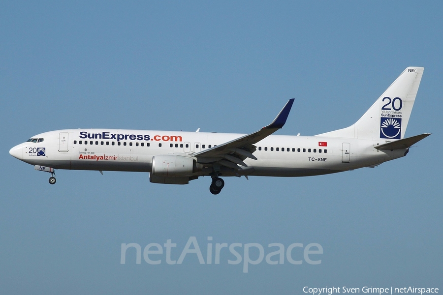 SunExpress Boeing 737-8HX (TC-SNE) | Photo 16565