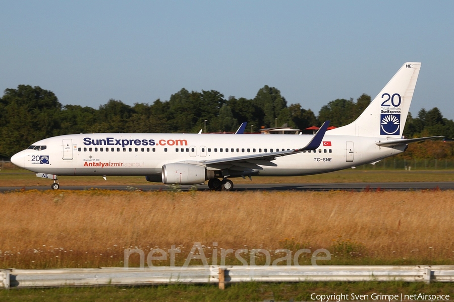 SunExpress Boeing 737-8HX (TC-SNE) | Photo 33518