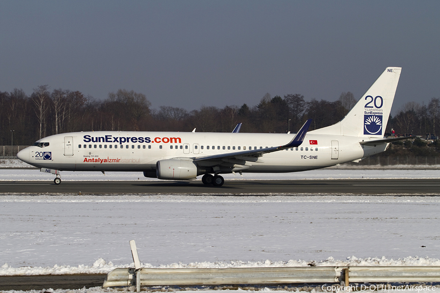 SunExpress Boeing 737-8HX (TC-SNE) | Photo 287339