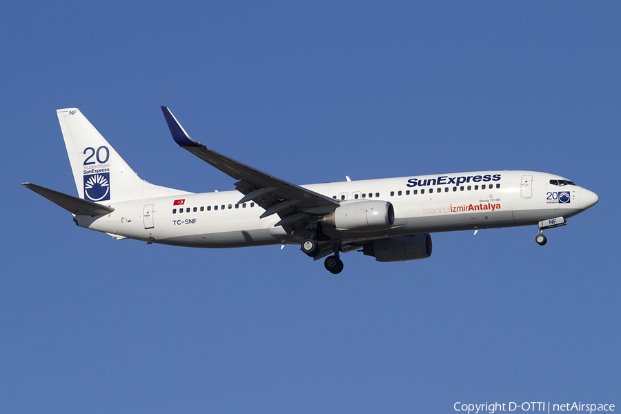 SunExpress Boeing 737-8HC (TC-SNF) | Photo 392579