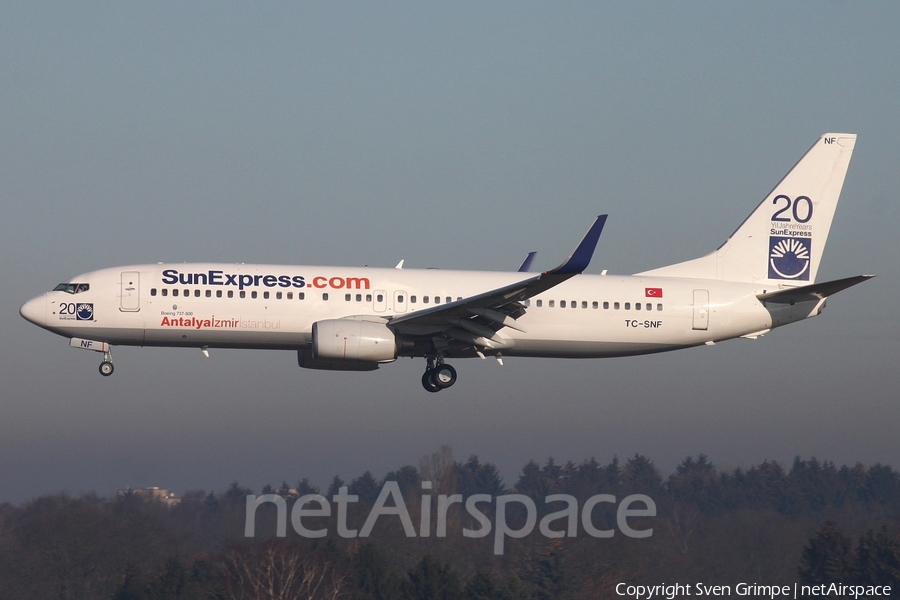 SunExpress Boeing 737-8HC (TC-SNF) | Photo 35478