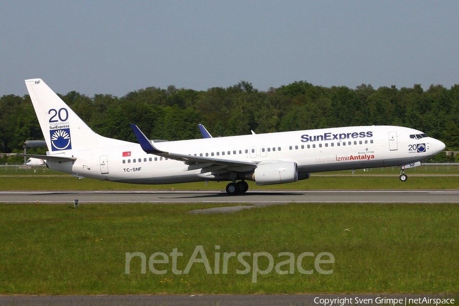 SunExpress Boeing 737-8HC (TC-SNF) | Photo 65823