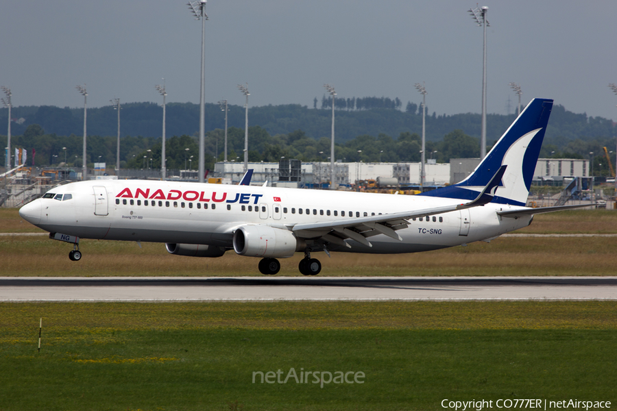 AnadoluJet Boeing 737-8HC (TC-SNG) | Photo 51980