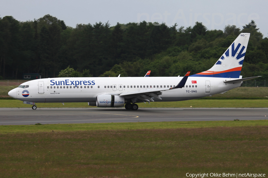 SunExpress Boeing 737-8HC (TC-SNG) | Photo 167322